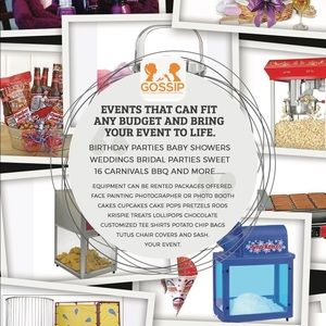 Customizable garments party decorations and props.